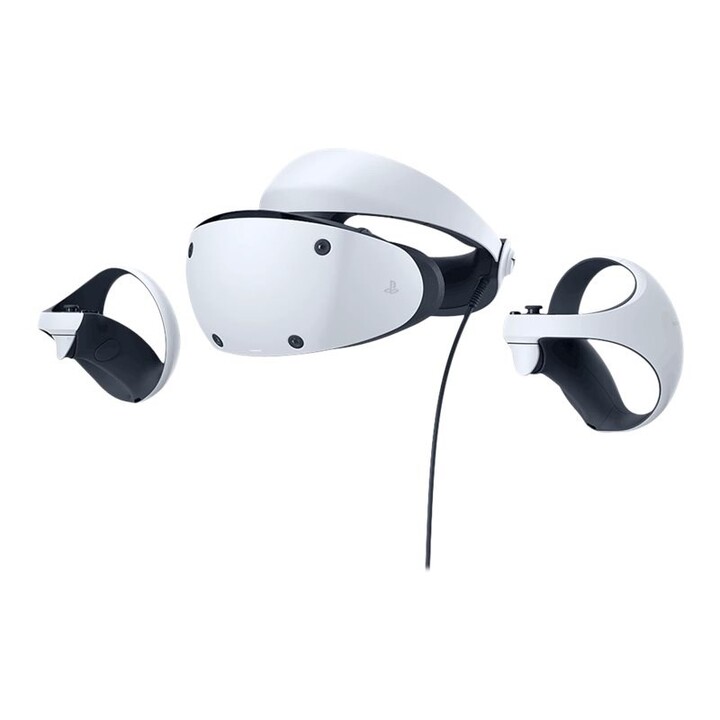 Sony PlayStation VR2: pantalla con montura para sujetar a la cabeza, negro, blanco