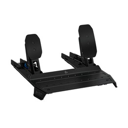 Logitech G RS Pedals, pédales pour simulation de course avec capteur de force de 75 kg au frein, positions des pédales réglables