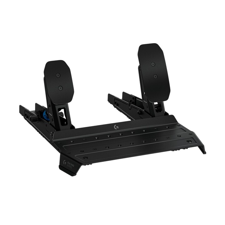 Logitech G RS Pedals, pedales para simulación de carreras con sensor de carga de 75 kg en el freno, posiciones ajustables de los