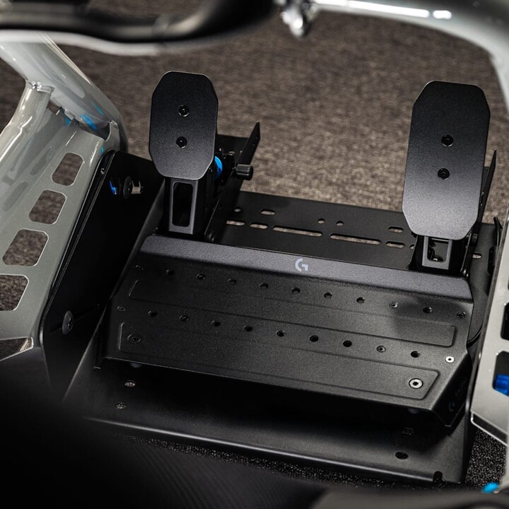Logitech G RS Pedals, pedali per simulatori di corse con freno a loadcell da 75 kg, posizioni dei pedali regolabili, design modu