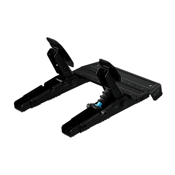 Logitech G RS Pedals, pedais para simulação de corridas com célula de carga de 75 kg no travão, posições ajustáveis dos pedais, 