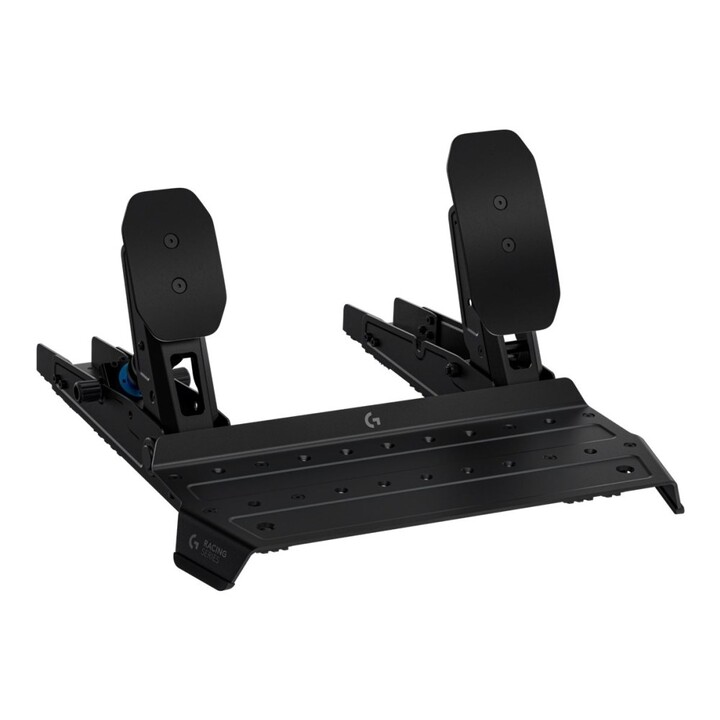 Logitech G RS Pedals, racing simulation pedals with a 75 kg load cell brake, adjustable pedal positions, a modular design, and a