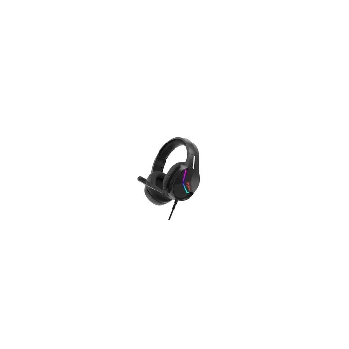 Marvo H8618 Casque filaire à arceau pour jeux vidéo, USB Type A, noir