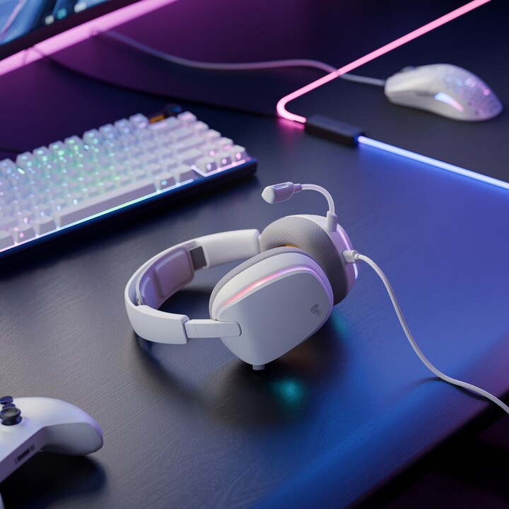 Glorious Gaming Glorious GHS Eternal RGB – Stereo-Gaming-Kopfhörer für PC, PS5, PS4 und Switch – Einzigartige, passgenaue Ohrmus