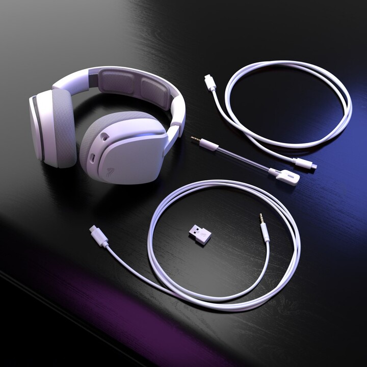 Glorious Gaming Glorious GHS Eternal RGB - Casque gaming stéréo pour PC, PS5, PS4 et Switch - Oreillettes ajustables uniques, mi