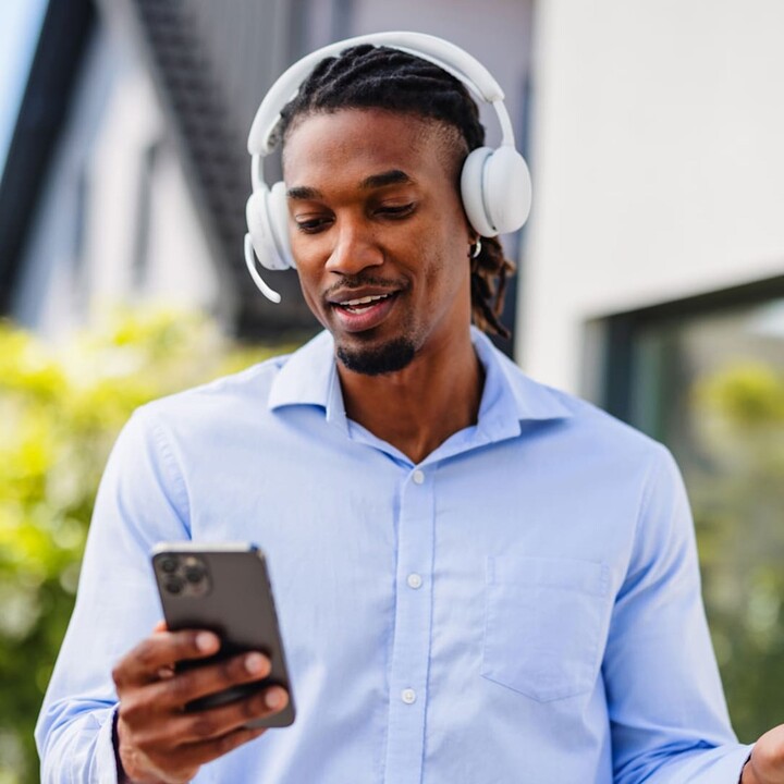 Logitech Zone Wireless 2 : casque sans fil avec réduction de bruit, ANC hybride adaptative, Bluetooth, certification Fast Pair e