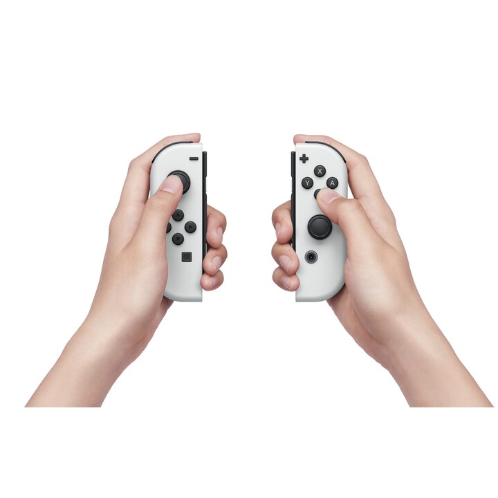 Console di gioco portatile Nintendo Switch OLED 17,8 cm (7") 64GB Touchscreen WiFi Nero, Bianco