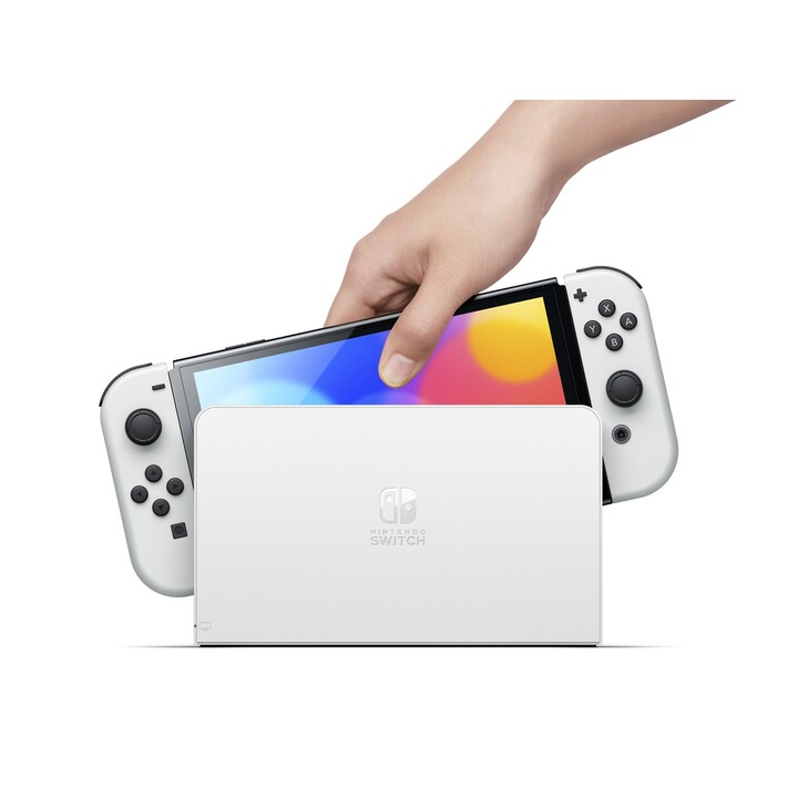 Nintendo Switch Oled Weiß tragbare Spielkonsole 17,8 cm (7") 64GB Touchscreen Wi-Fi Weiß