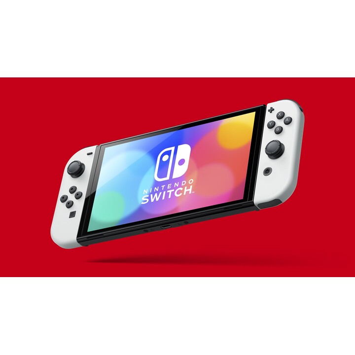 Nintendo Switch Oled Weiß tragbare Spielkonsole 17,8 cm (7") 64GB Touchscreen Wi-Fi Weiß