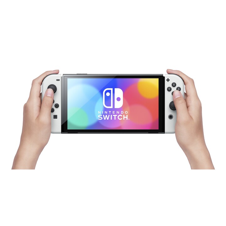 Nintendo Switch Oled Weiß tragbare Spielkonsole 17,8 cm (7") 64GB Touchscreen Wi-Fi Weiß