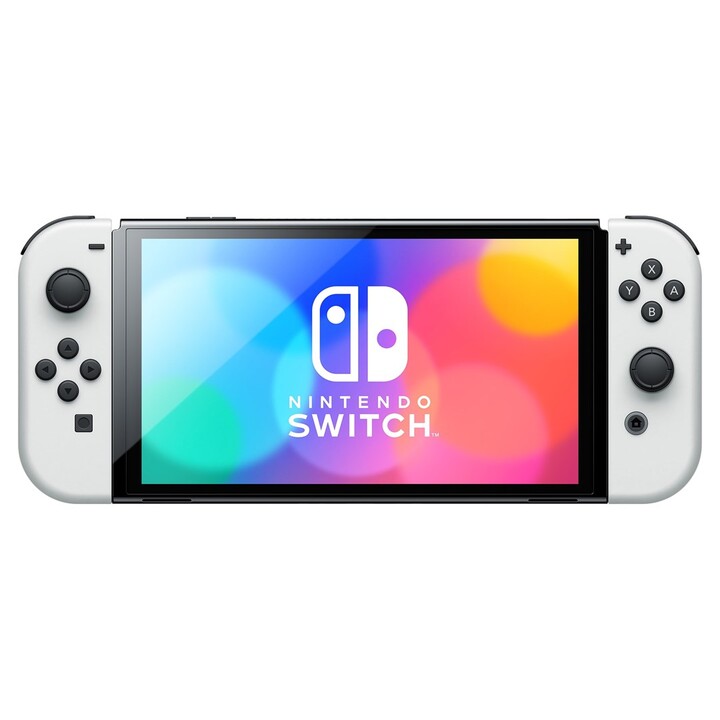 Console di gioco portatile Nintendo Switch OLED 17,8 cm (7") 64GB Touchscreen WiFi Nero, Bianco