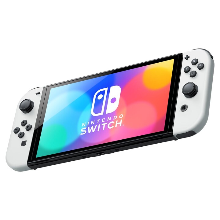 Nintendo Switch Oled Weiß tragbare Spielkonsole 17,8 cm (7") 64GB Touchscreen Wi-Fi Weiß