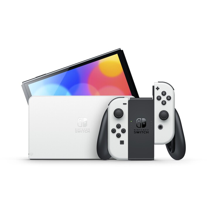 Nintendo Switch OLED videoconsola portátil 17,8 cm (7") 64GB Pantalla táctil Wifi Negro, Blanco