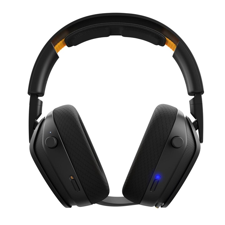 Glorious Gaming GHS Wireless InfinitePlay : casque de jeu sans fil à arceau, Bluetooth, avec socle de recharge, noir