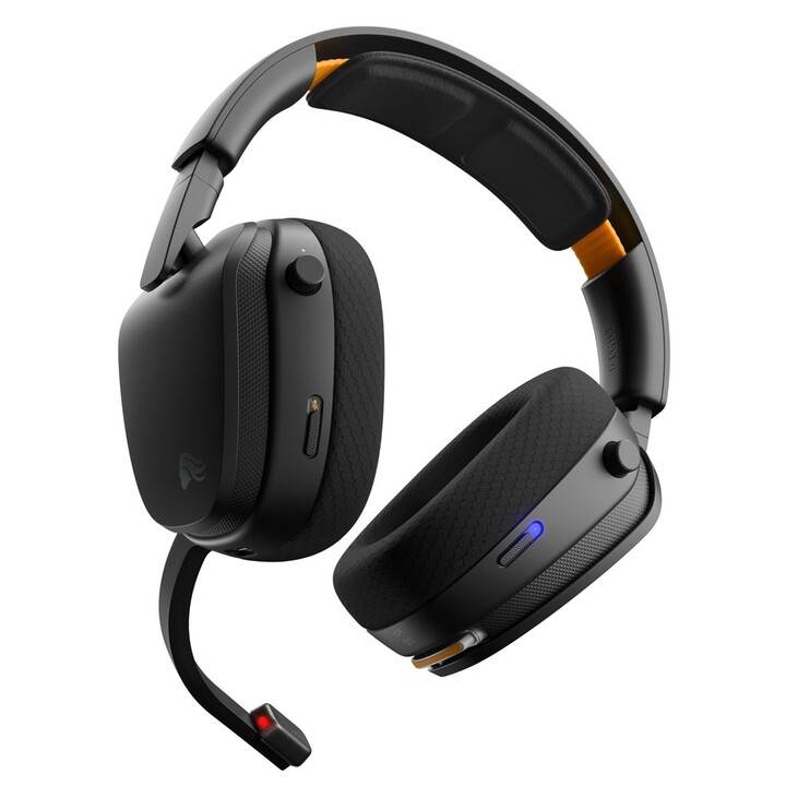 Glorious Gaming GHS Wireless InfinitePlay – Kabellose Bluetooth-Gaming-Kopfhörer mit Kopfbügel und Ladestation – Schwarz