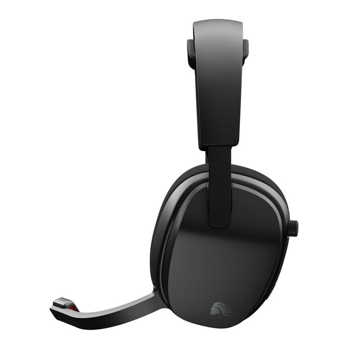 Glorious Gaming GHS Wireless InfinitePlay – Kabellose Bluetooth-Gaming-Kopfhörer mit Kopfbügel und Ladestation – Schwarz