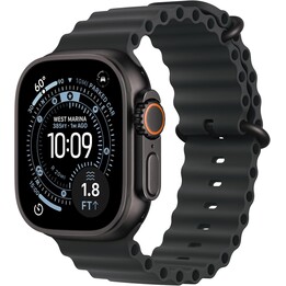 Apple Watch Ultra 3 GPS Celular 49 mm em titânio preto com pulseira Black Ocean