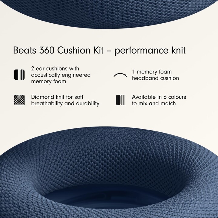 Beats 360 Performance Knit Set di cuscinetti blu scuro