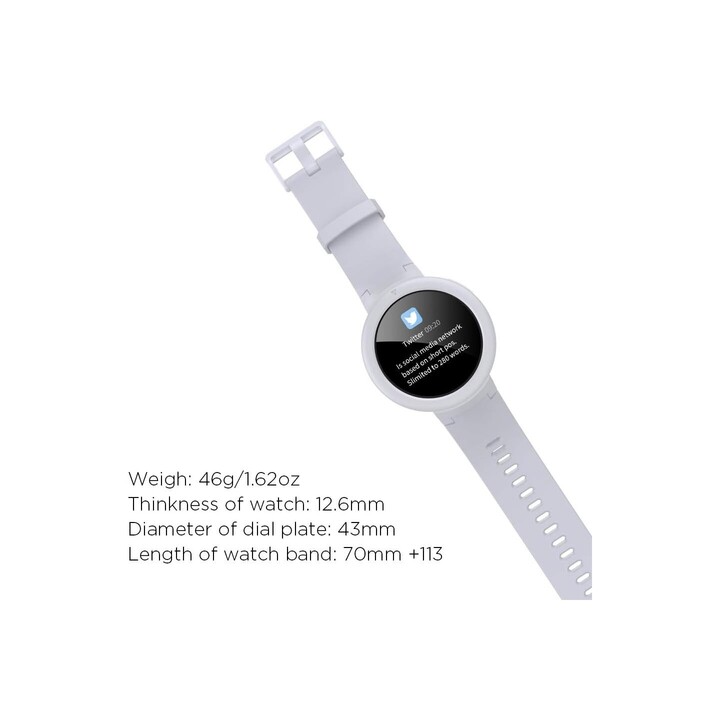 Amazfit Verge Lite / Okos Lite Snowcap White - Lievi segni di usura