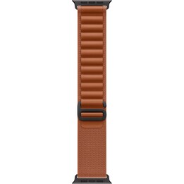 Bracelet Apple Watch 49 mm Loop Alpine noir titane / terracotta S