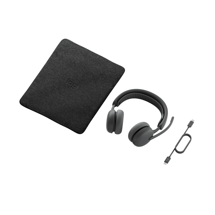 Logitech Zone Wireless 2 ES: auscultadores sem fios com cancelamento de ruído, tecnologia ANC híbrida adaptativa, Bluetooth, cer