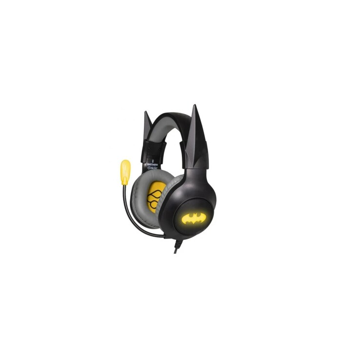 Auscultadores para jogos com arnês e cabo BLADE DC BATMAN - Conector de 3,5 mm · Microfone · Preto