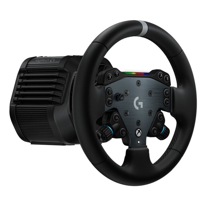 Sistema Logitech G RS50, kit volante da simulazione in 3 pezzi - Base volante RS50 con azionamento diretto da 8 N⋅m, RS Wheel Hu