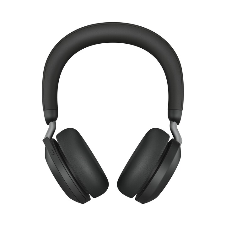 Fone de ouvido estéreo Jabra Evolve2 75 UC na orelha (Bluetooth, sem fio, ANC, USB-C)