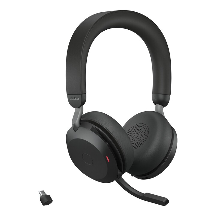 Jabra Evolve2 75 UC Stereo Headset On-Ear (Bluetooth, kabellos, ANC, USB-C)