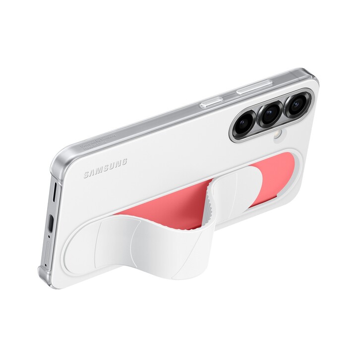 Samsung Standing Grip Case für Galaxy S25 (Weiß)
