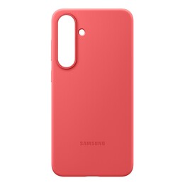 Capa de silicone Samsung para Galaxy S25+, vermelha