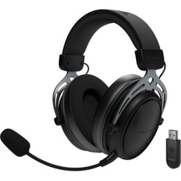Fone de ouvido para jogos GENESIS Toron 706 sem fio e com fio, com USB Tipo-C e Bluetooth - Preto