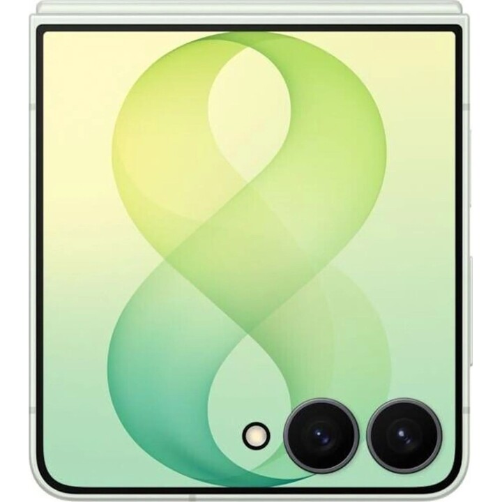 Samsung Galaxy Z Flip8 5G, 12 GB, 256 GB, telemóvel com IA, ecrã grande na capa, câmara de 50 MP, 4300 mAh, verde