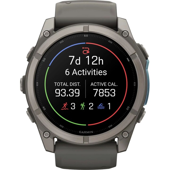 Garmin Fenix 9 de 51 mm en color gris titanio