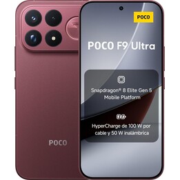 Smartphone Xiaomi POCO F9 Ultra 5G, 16 GB 512 GB, 6,9 AMOLED, 8.050 mAh, Dark Cherry