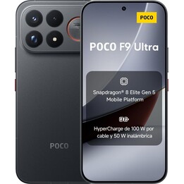 Smartphone Xiaomi POCO F9 Ultra 5G, 16GB 1TB, 6.9 AMOLED, 8.050 mAh, negro
