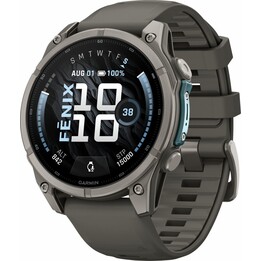 Garmin Fenix 9 47mm AMOLED Pebble Gray TopoActive Maps LED Torch
