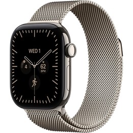 Apple Watch Series 12 GPS Cellular 42mm Natural Titanium Case Natural Milanese Loop