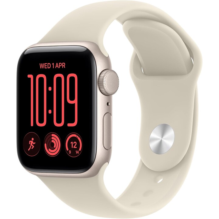 Apple Watch SE3 2026 GPS Cellular 40mm Aluminum Starlight Case Sport Band Sand M/L