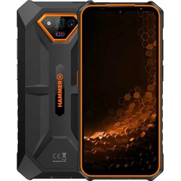 Smartphone HAMMER Iron V, 6GB 64GB, 6.5 IPS HD+, 6320 mAh, naranja