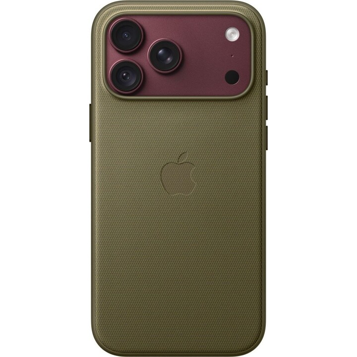 Technische Flecht-Hülle mit MagSafe für das iPhone 18 Pro Max – Olivgrün