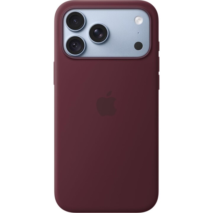 Capa traseira Apple Silicon vermelha com MagSafe para o iPhone 18 Pro Max da Apple