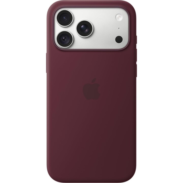 Capa traseira Apple Silicon vermelha com MagSafe para o iPhone 18 Pro Max da Apple