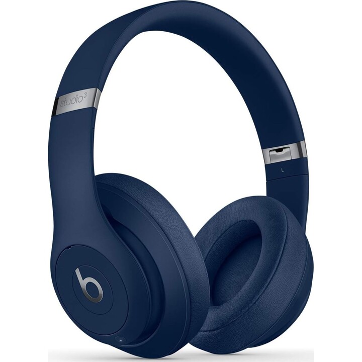 Auscultadores sem fios Apple Beats Studio3, tipo over-ear, azul-marinho