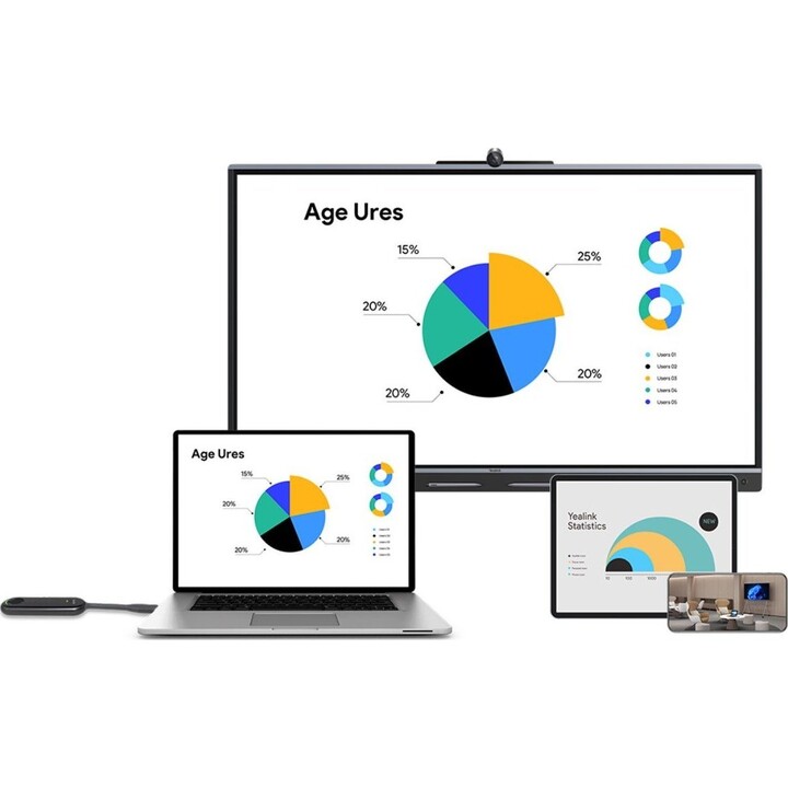 Yealink MeetingBoard 65C com ecrã EDLA 4K