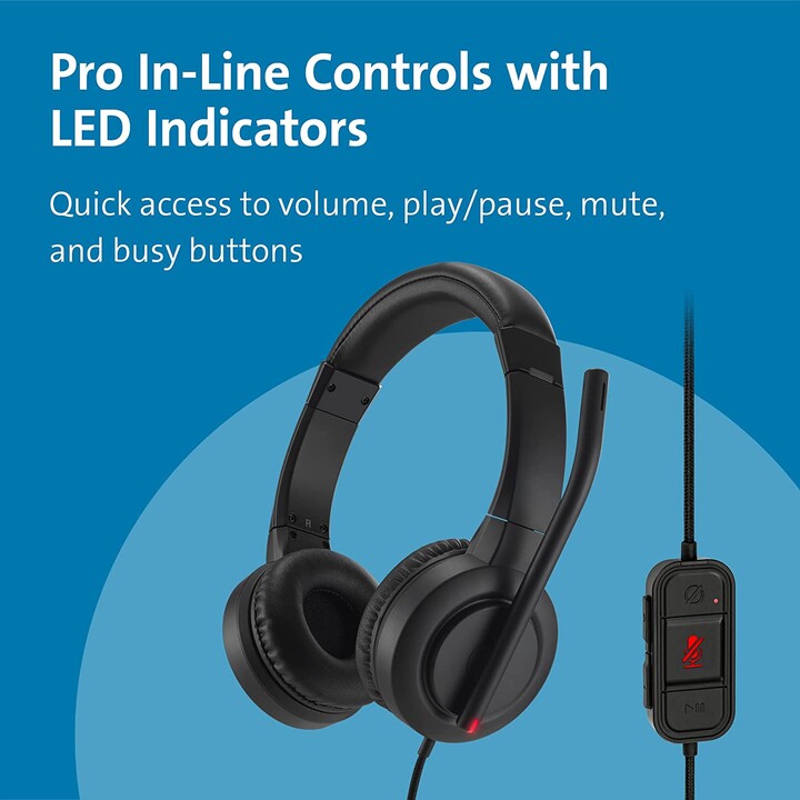 Kensington Auriculares supraaurales USB-C H1000
