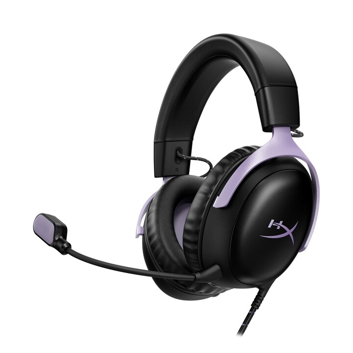 Auriculares para videojuegos Cloud III Black Lavender - DF7F0AA