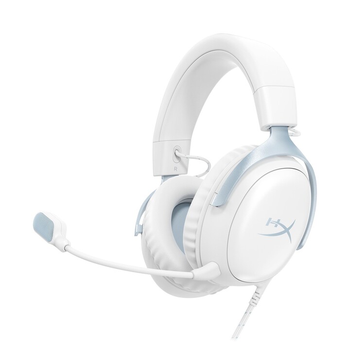 Cuffie da gioco Cloud III Bianco-Blu - DF7F1AA