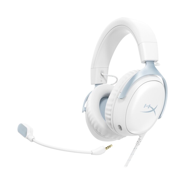 Cuffie da gioco Cloud III Bianco-Blu - DF7F1AA