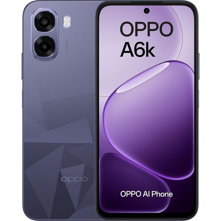Smartphone OPPO A6k 4GB 256GB, 6.75 LCD, 6100mAh, violeta
